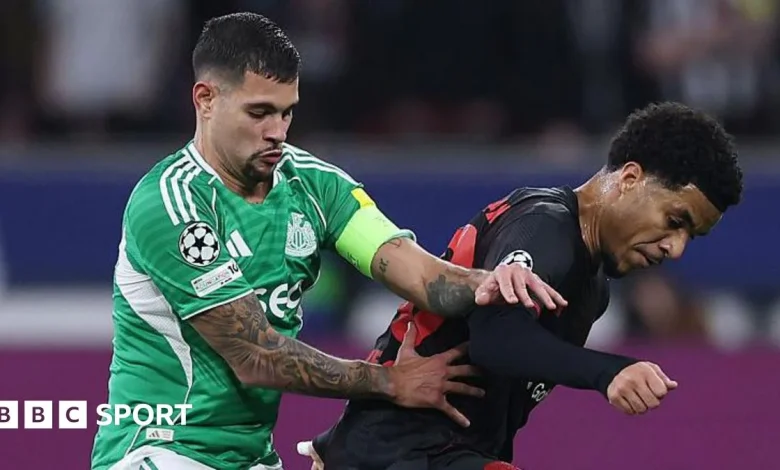 Bayer Leverkusen vs Newcastle United: UEFA Champions League stats & head-to-head