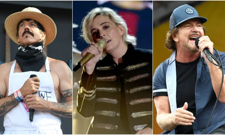 Because nothing screams punk rock louder than millionaire rock stars performing for hedge fund bros, watch Eddie Vedder, Anthony Kiedis, Brandi Carlile, Slash and friends play Stooges, Motorhead, Dead Boys covers at billionaire's private corporate gig