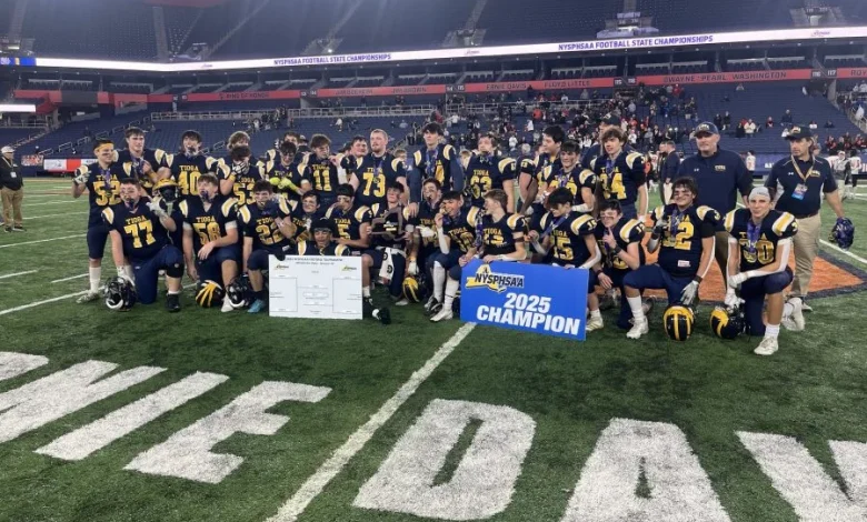 Bellis’ 5 Touchdowns leads Tioga to 4th State Class D Football Title in 5 Seasons