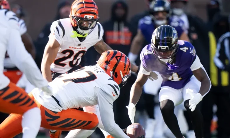 Bengals defensive back DJ Turner injured vs Ravens in NFL Week 15