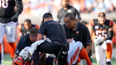 Bengals defensive tackle BJ Hill injured vs Ravens in NFL Week 15