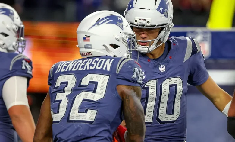 Best TreVeyon Henderson prop bet for Patriots vs. Giants NFL Week 14 on Monday 12/1/25
