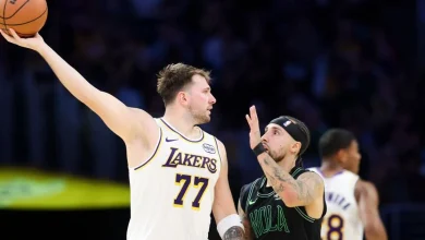 Big night from Sadiq Bey, Bryce McGowens not enough to get Lakers past Luka Doncic and Lakers