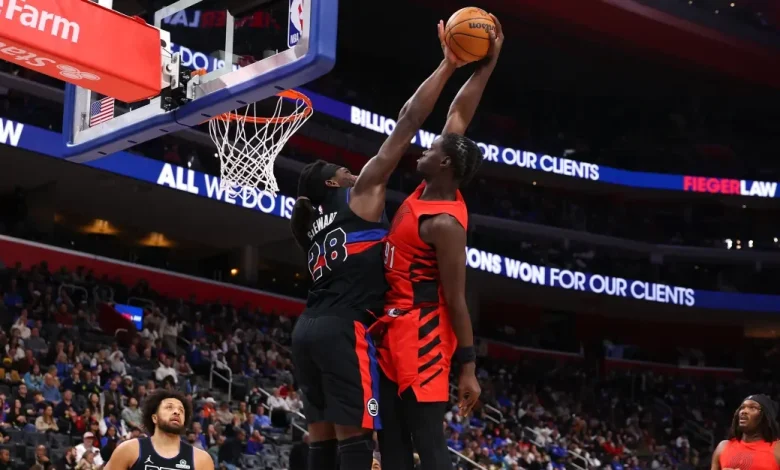Blazers Drop Another Close One as Pistons Prevail