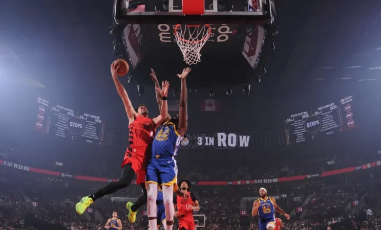 Blazers’ Hot Three-Point Shooting Downs Warriors