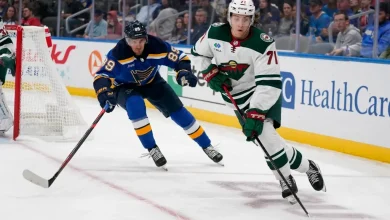 Blue line injuries mean Carson Lambos’ NHL debut