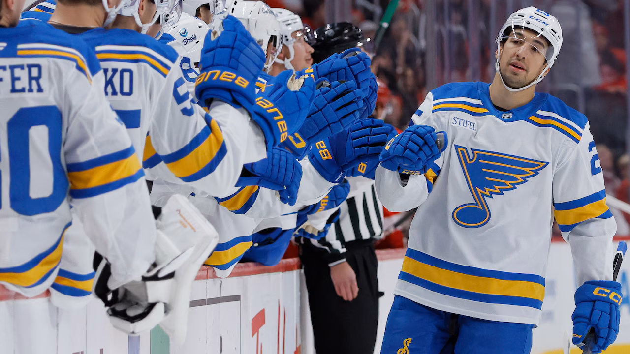 Blues vs. Ducks prop: Back Jordan Kyrou Anytime Goalscorer at +190 on BetMGM