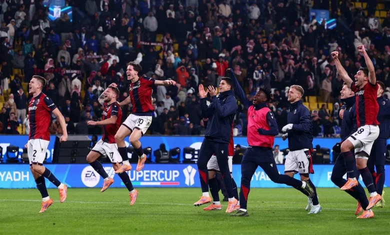 Bologna down Inter Milan on penalties to set up Italian Super Cup final against Napoli