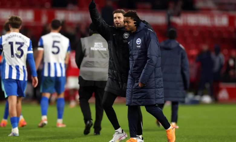 Brighton boss Fabian Hurzeler relaxed about Georginio Rutter’s frustration against Forest