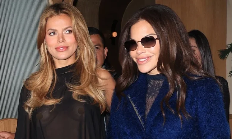 Brooks Nader Wears Completely Sheer Top for Dinner with Lauren Sanchez Bezos & Her Sisters