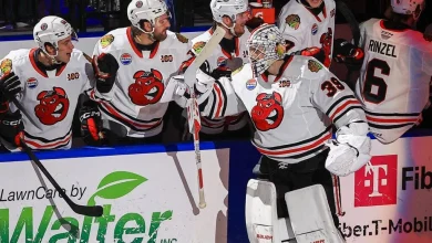 Brossoit scores for IceHogs