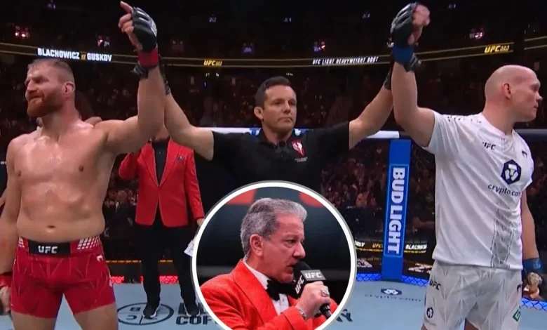 Bruce Buffer Under Fire for Ruining UFC 323: Jan Blachowicz vs. Bogdan Guskov Result Announcement