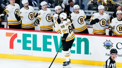 Bruins Lineup For Sunday Evening Matchup Against Quinn Hughes, Wild