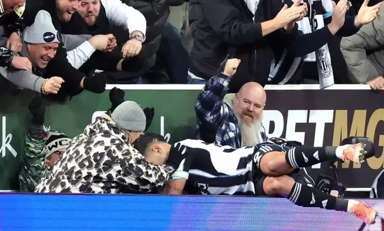 Bruno Guimaraes' adorable message to disabled fan he celebrated Newcastle goal with