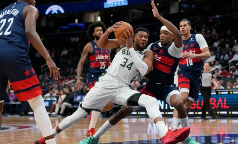 Bucks vs. Wizards Player Grades: Giannis’ and Bobby Portis’ bad nights lead to embarrassing loss