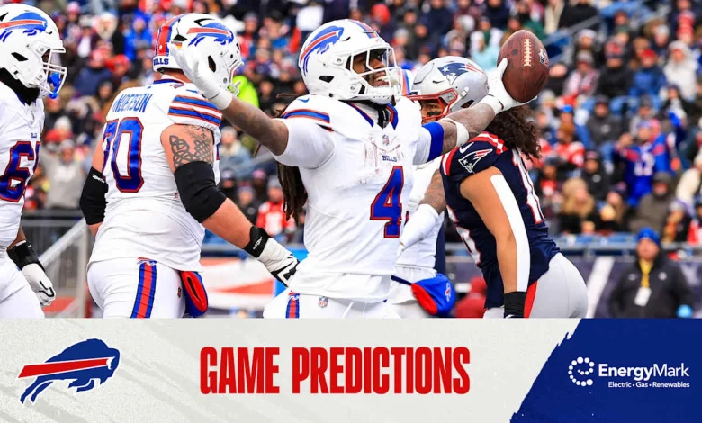 Buffalo Bills at New England Patriots Game Predictions | Week 15