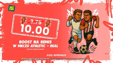 Bukmacher oszalał! Kurs 10.00 na przedłużenie serii Realu Madryt!