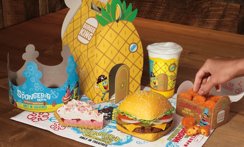 Burger King® Invites Guests to Dive Into a Sea of Flavor with All-New SpongeBob™ Movie Menu