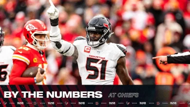 By The Numbers | Texans at Chiefs
