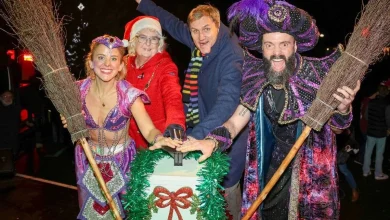 CBBC star joins Christmas lights switch-on