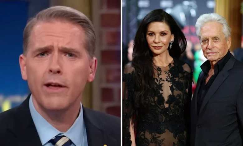 CNN's Scott Jennings Sends Blunt Message to Michael Douglas & Catherine Zeta-Jones After Attacking Their Son