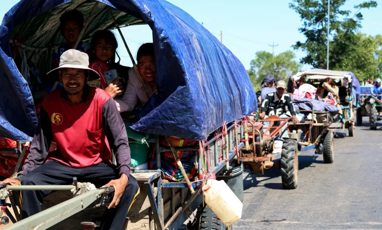 Cambodia warns displaced people, tourist hotspots at risk from Thai bombs