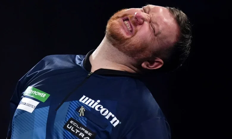 Cameron Menzies apologises for punching table after World Darts Championship exit to 20-year-old debutant Charlie Manby