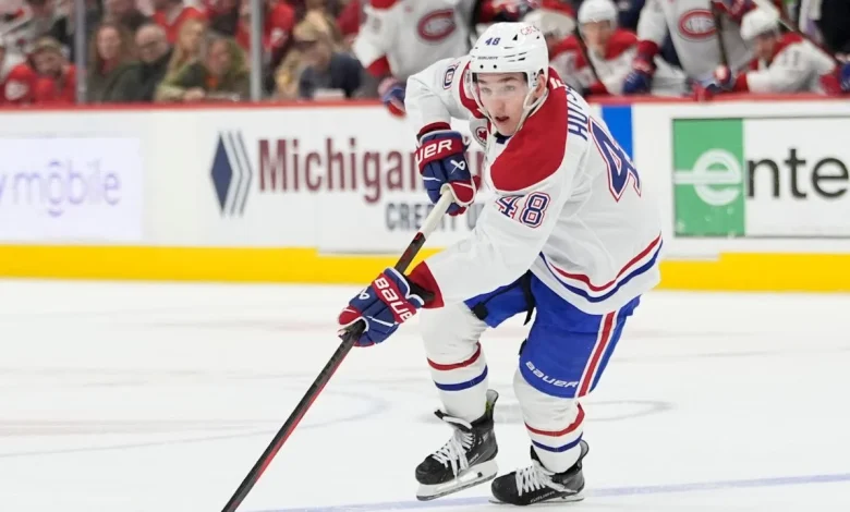 Canadiens' Hutson proving he's ready for more responsibility