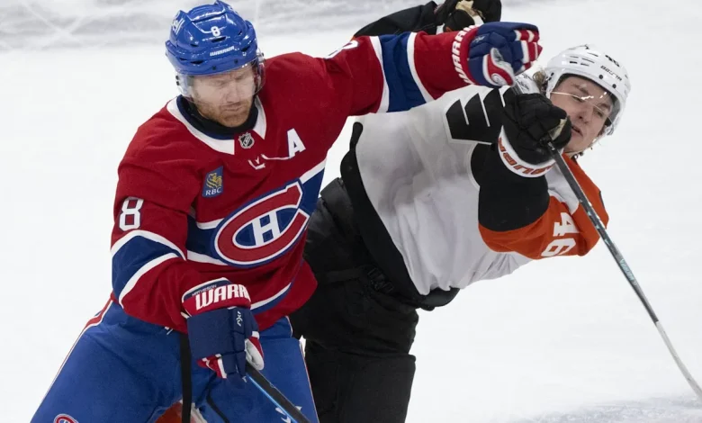 Canadiens' Matheson day-to-day, Fowler to start against Flyers