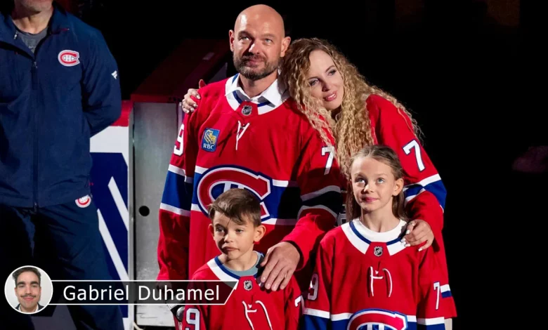 Canadiens honor Markov with pregame ceremony