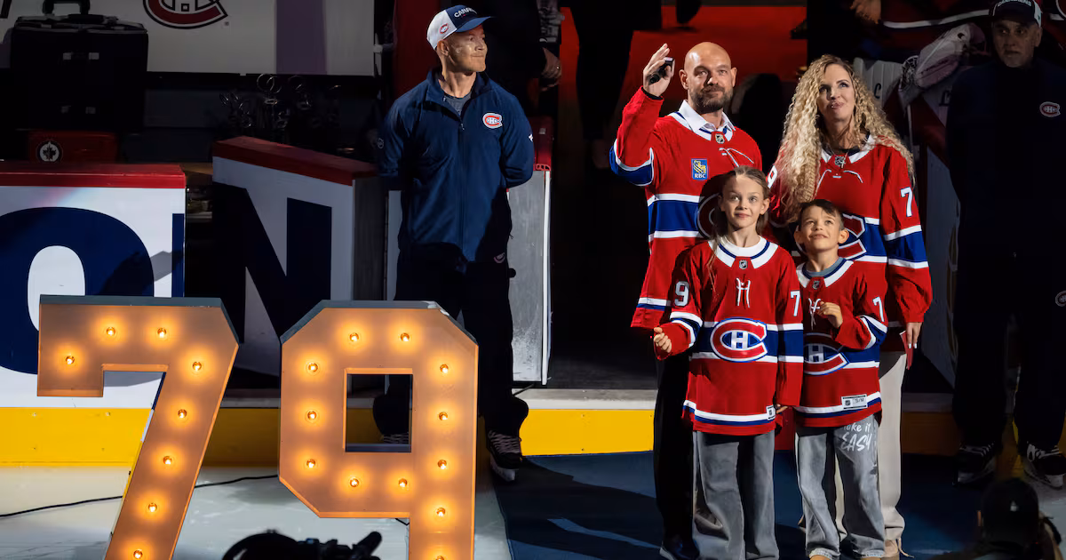 Canadiens honour longtime defenceman Markov with ‘special’ tribute