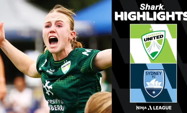Canberra United v Sydney FC – Shark Highlights | Ninja A-League 2025-26 | Round 5