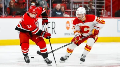 Canes outlast Flames, 1-0, in overtime