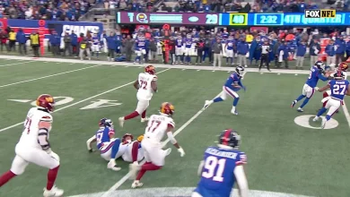 Can't-Miss Play: Abdul Carter's forced fumble vs. Commanders leads to lateral frenzy at MetLife
