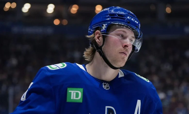 Canucks' Brock Boeser a game-time decision vs. Sabres