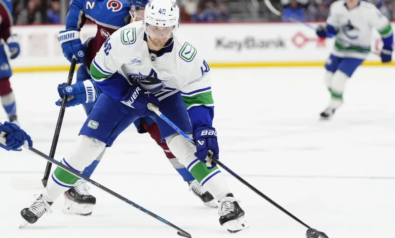 Canucks Center Elias Pettersson Leaves Warmups Ahead Of Game Versus The Minnesota Wild, Will Not Play Due To Injury