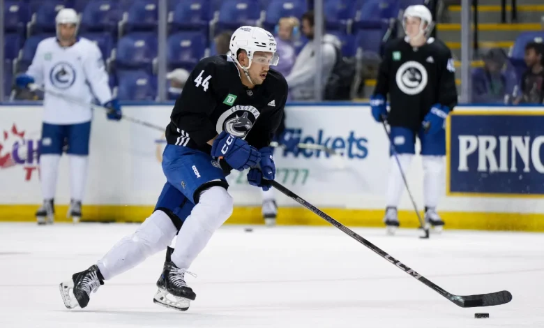 Canucks place defenceman Jett Woo on waivers