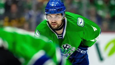 Canucks place defenseman Jett Woo on waivers