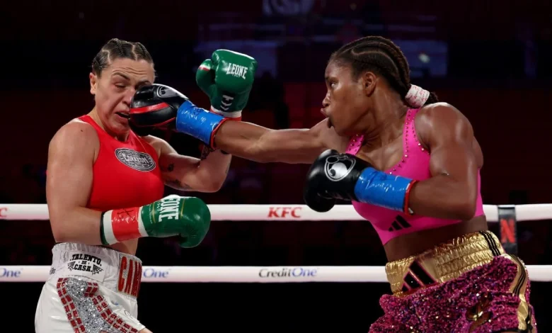 Caroline Dubois marks U.S. debut with emphatic points win