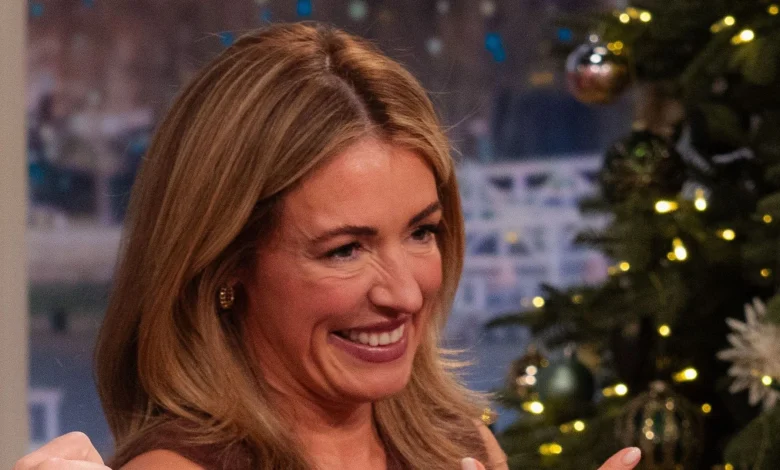 Cat Deeley elevates brown tones into a party essential