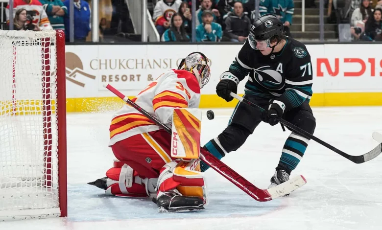 Celebrini with the spin and finish