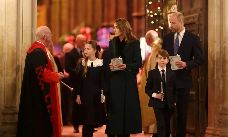 Celebrities join the Princess of Wales for a carol service to thank Britain's volunteers