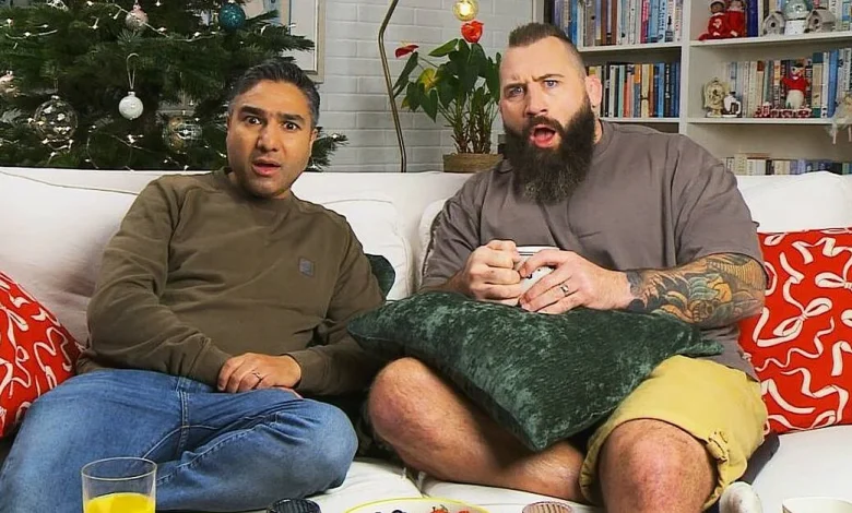 Celebrity Traitors stars Joe Marler and Nick Mohammed join Celebrity Gogglebox