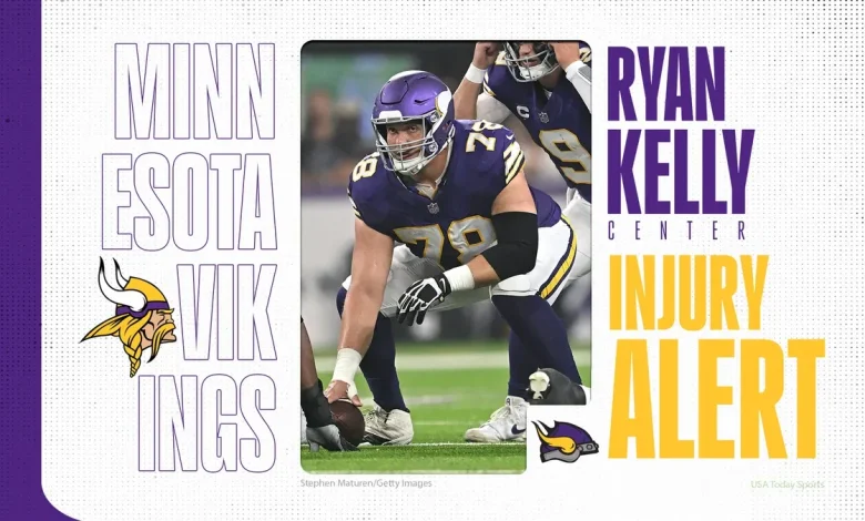 Center Ryan Kellly injury vs. Seahawks: Latest news on Vikings' Center