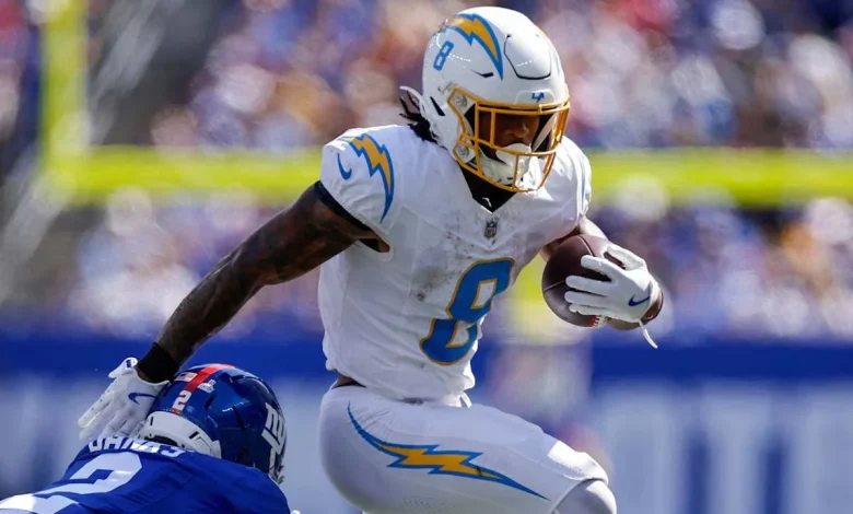 Chargers to activate rookie RB Omarion Hampton (ankle) from injured reserve ahead of Eagles game