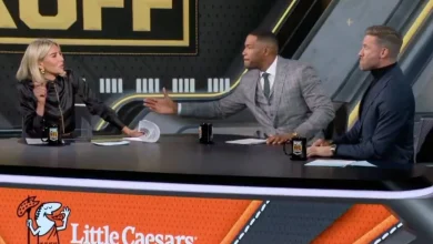 Charissa Thompson gets fist bump from Michael Strahan after on-air divorce admission