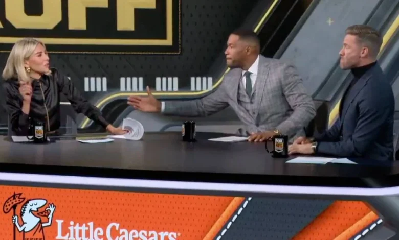 Charissa Thompson gets fist bump from Michael Strahan after on-air divorce admission