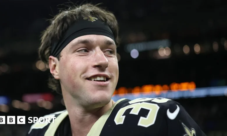 Charlie Smyth: County Down kicker hits game-winner as New Orleans Saints beat Carolina Panthers