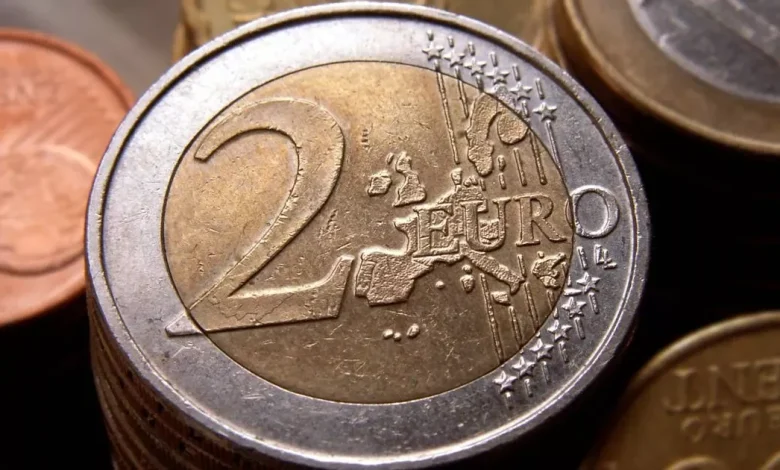 Check for €2 coins dated with specific year, they can be very valuable