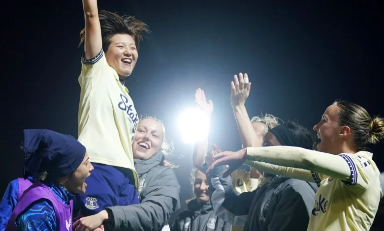 Chelsea's record-breaking 34-game unbeaten run ends with shock defeat to Everton as Man City go six points clear- WSL round-up